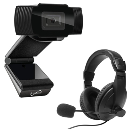 SUPERSONIC Pro Hd Video Webcam Headset SC-942